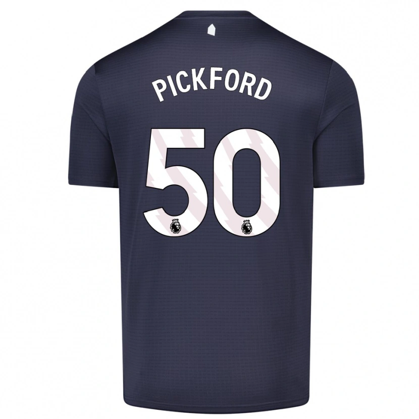 Danxen Hombre Camiseta George Pickford #50 Blanco Negro Portero Equipación 2025/26 La Camisa México
