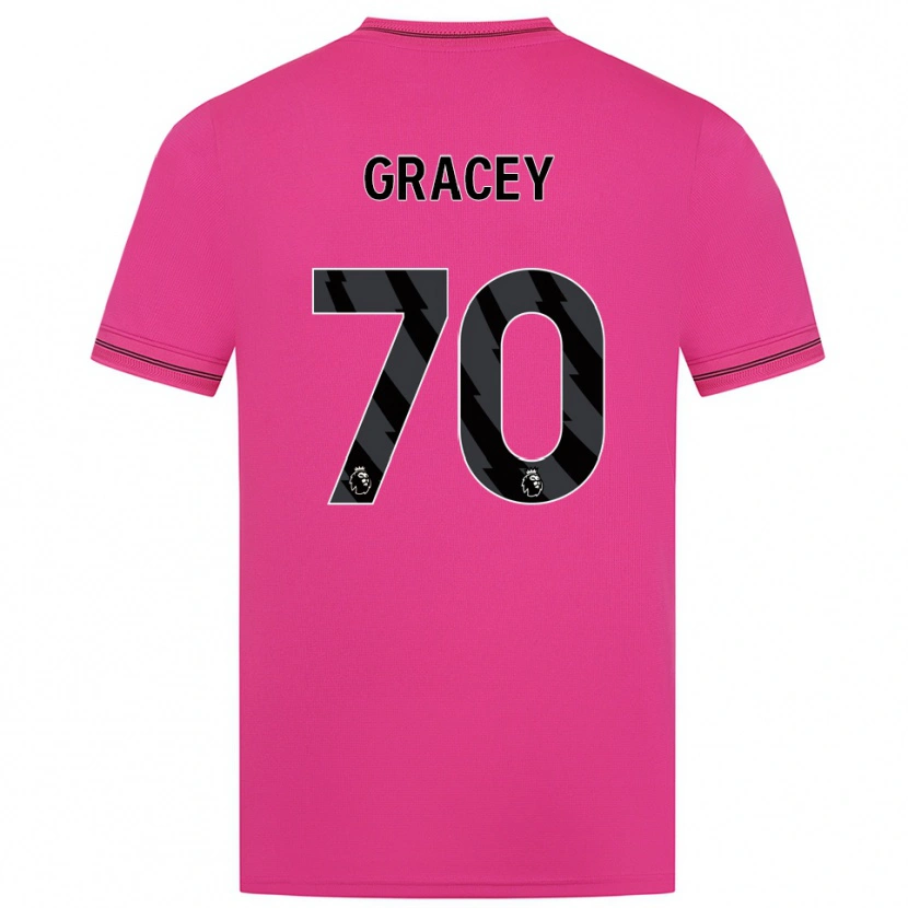 Danxen Hombre Camiseta Josh Gracey #70 Negro Magenta Portero Equipación 2025/26 La Camisa México