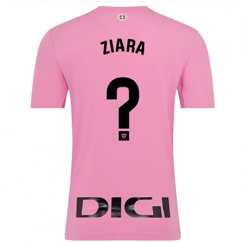 Danxen Hombre Camiseta Ziara Vega Uribarri #0 Rosa Negro Portero Equipación 2025/26 La Camisa México