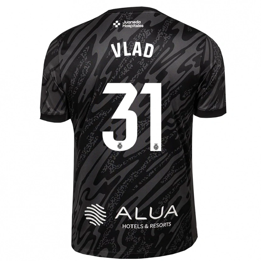 Danxen Hombre Camiseta Rares Vlad #31 Gris Oscuro Negro Portero Equipación 2025/26 La Camisa México