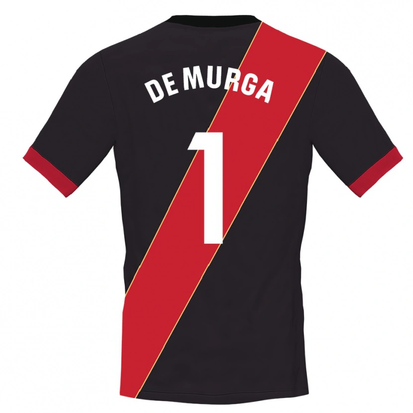 Danxen Hombre Camiseta Ana De Murga #1 Negro Rojo Portero Equipación 2025/26 La Camisa México