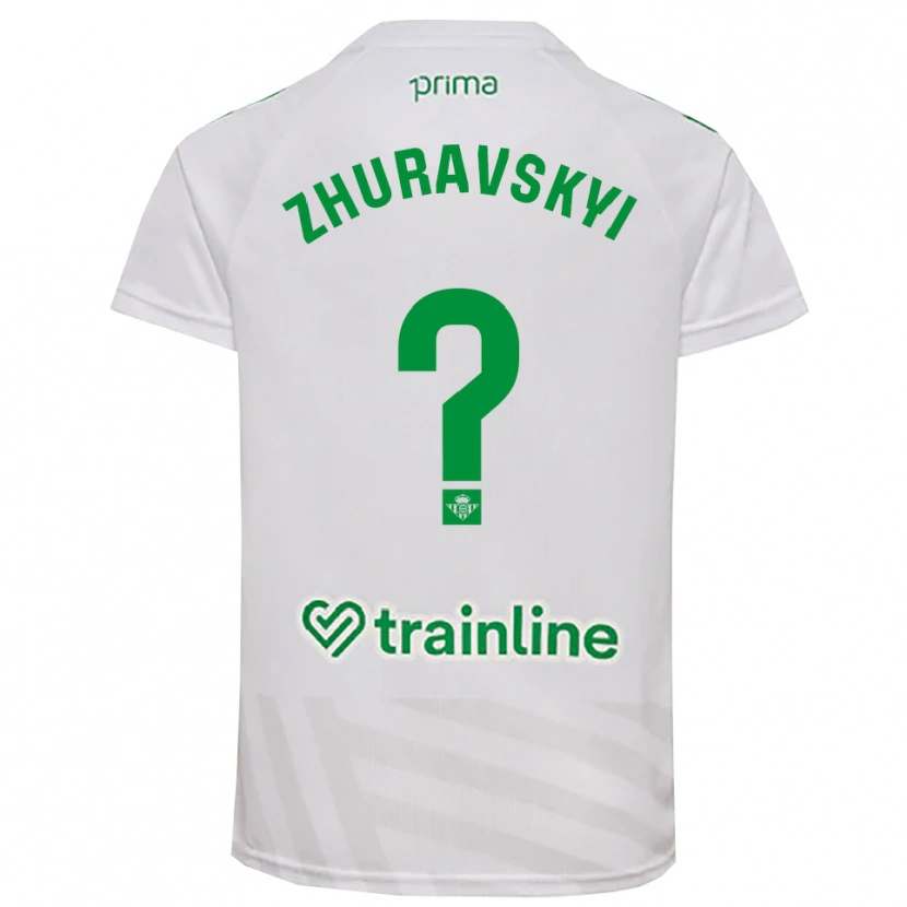 Danxen Hombre Camiseta Yan Zhuravskyi #0 Verde Blanco Portero Equipación 2025/26 La Camisa México