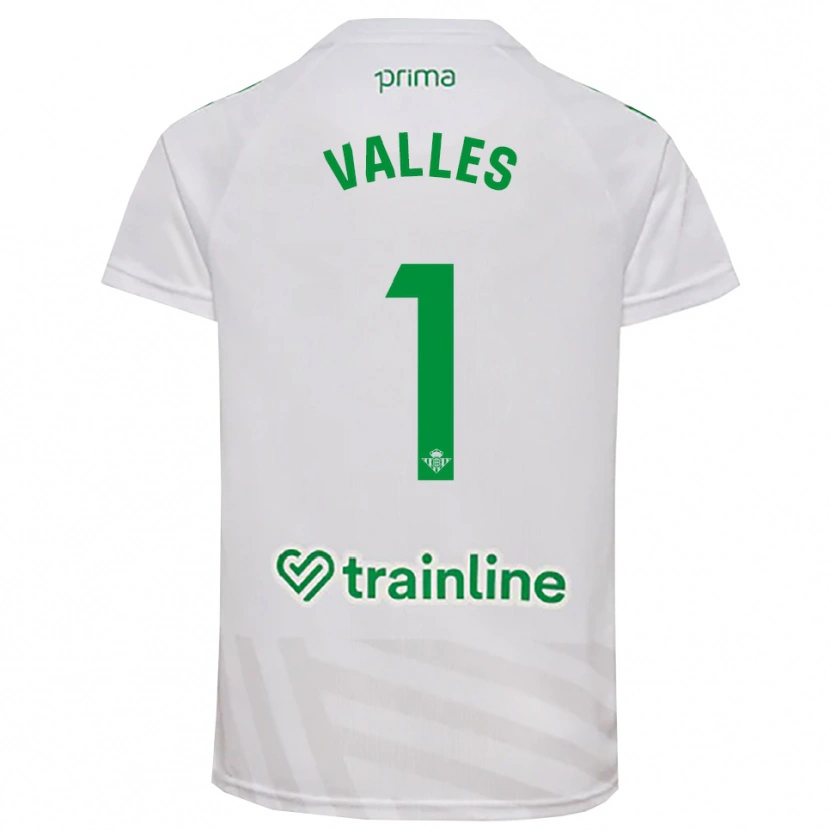 Danxen Hombre Camiseta Álvaro Valles #1 Verde Blanco Portero Equipación 2025/26 La Camisa México
