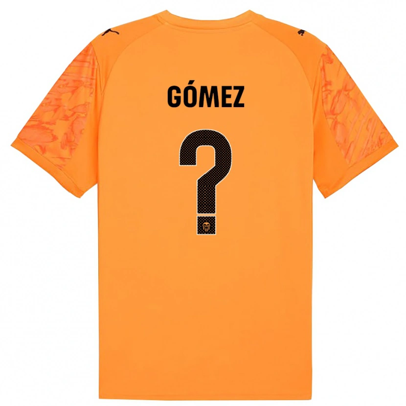 Danxen Hombre Camiseta Alain Gómez #0 Naranja Negro Portero Equipación 2025/26 La Camisa México