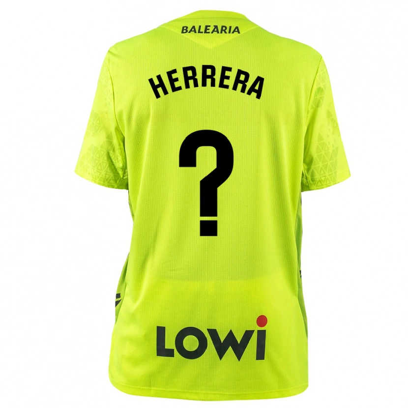 Danxen Hombre Camiseta Asier Herrera #0 Verde Fluorescente Negro Portero Equipación 2025/26 La Camisa México