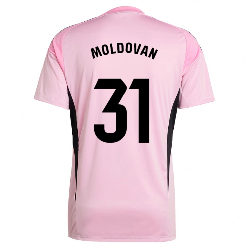 Danxen Hombre Camiseta Horațiu Moldovan #31 Rosa Negro Portero Equipación 2025/26 La Camisa México