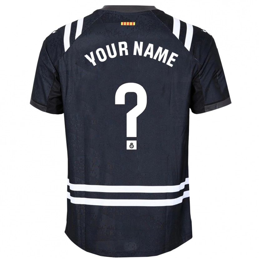 Danxen Hombre Camiseta RCD Espanyol Negro Blanco Portero Equipación 2025/26 La Camisa México