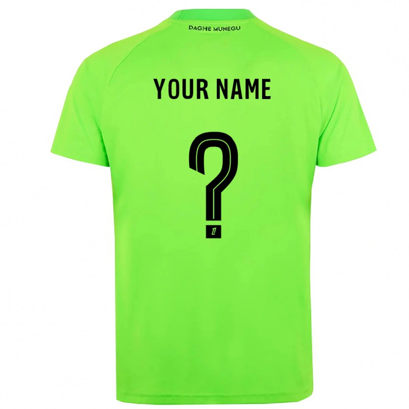 Danxen Hombre Camiseta AS Monaco Verde Negro Portero Equipación 2025/26 La Camisa México