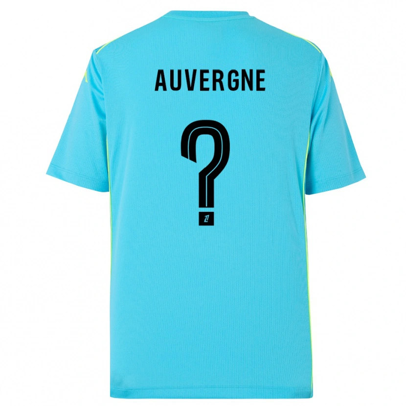 Danxen Hombre Camiseta Dorian Auvergne #0 Azul Cielo Negro Portero Equipación 2025/26 La Camisa México