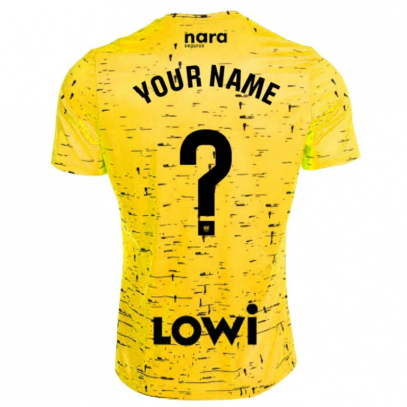 Danxen Hombre Camiseta CD Leganés Amarillo Negro Portero Equipación 2025/26 La Camisa México