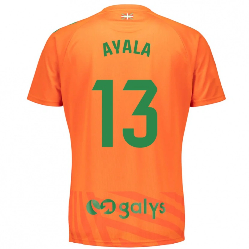 Danxen Hombre Camiseta Unai Ayala #13 Verde Naranja Portero Equipación 2025/26 La Camisa México
