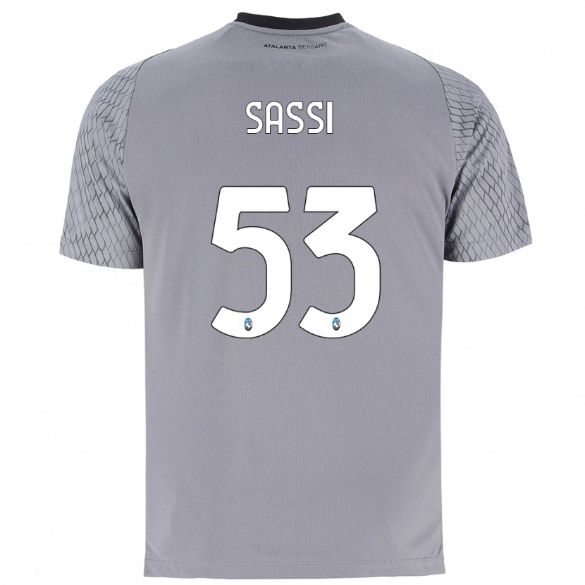 Danxen Hombre Camiseta Jacopo Sassi #53 Gris Azul Rojo Portero Equipación 2025/26 La Camisa México