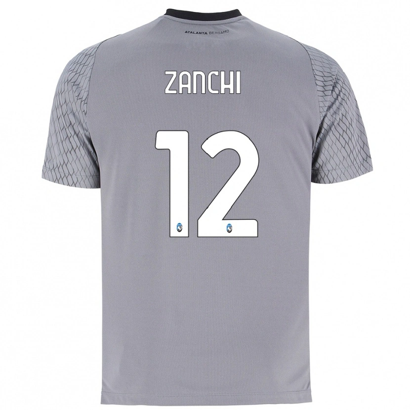 Danxen Hombre Camiseta Edoardo Zanchi #12 Gris Azul Rojo Portero Equipación 2025/26 La Camisa México