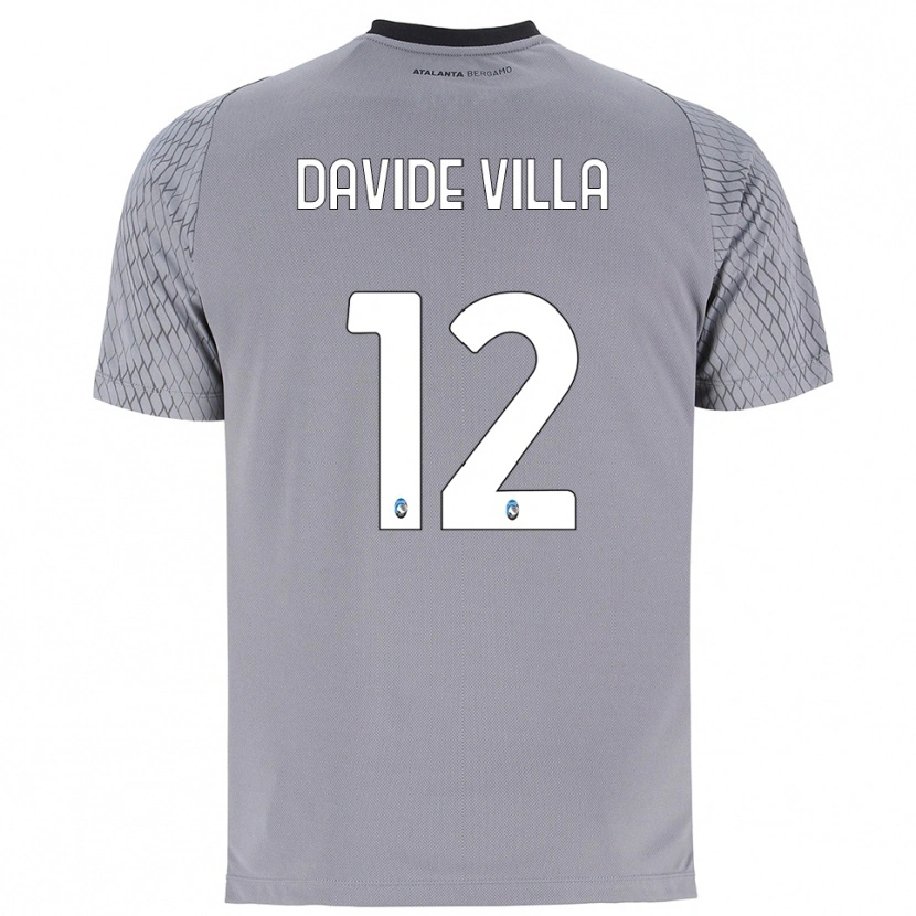 Danxen Hombre Camiseta Matteo Davide Villa #12 Gris Azul Rojo Portero Equipación 2025/26 La Camisa México
