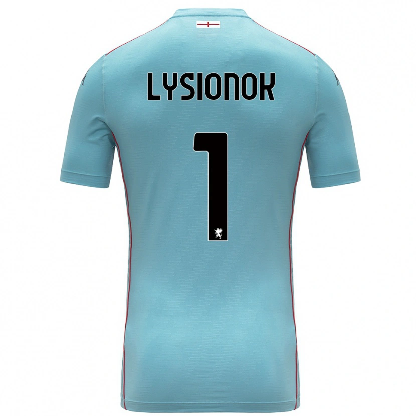 Danxen Hombre Camiseta Ernestas Lysionok #1 Azul Gris Portero Equipación 2025/26 La Camisa México
