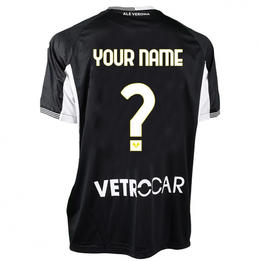 Danxen Hombre Camiseta Hellas Verona Negro Blanco Portero Equipación 2025/26 La Camisa México