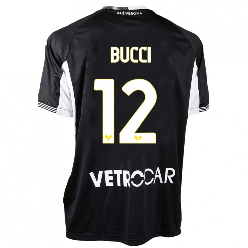 Danxen Hombre Camiseta Irene Bucci #12 Negro Blanco Portero Equipación 2025/26 La Camisa México