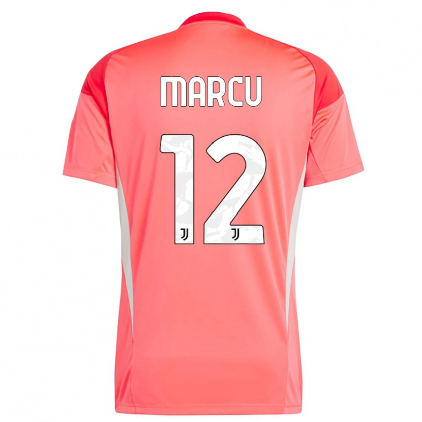 Danxen Hombre Camiseta Alessio Marcu #12 Naranja Rojo Portero Equipación 2025/26 La Camisa México