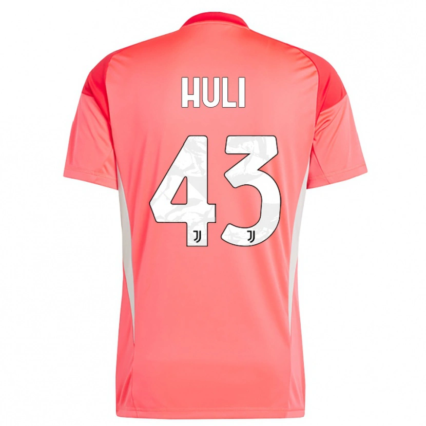 Danxen Hombre Camiseta Raffaele Huli #43 Naranja Rojo Portero Equipación 2025/26 La Camisa México