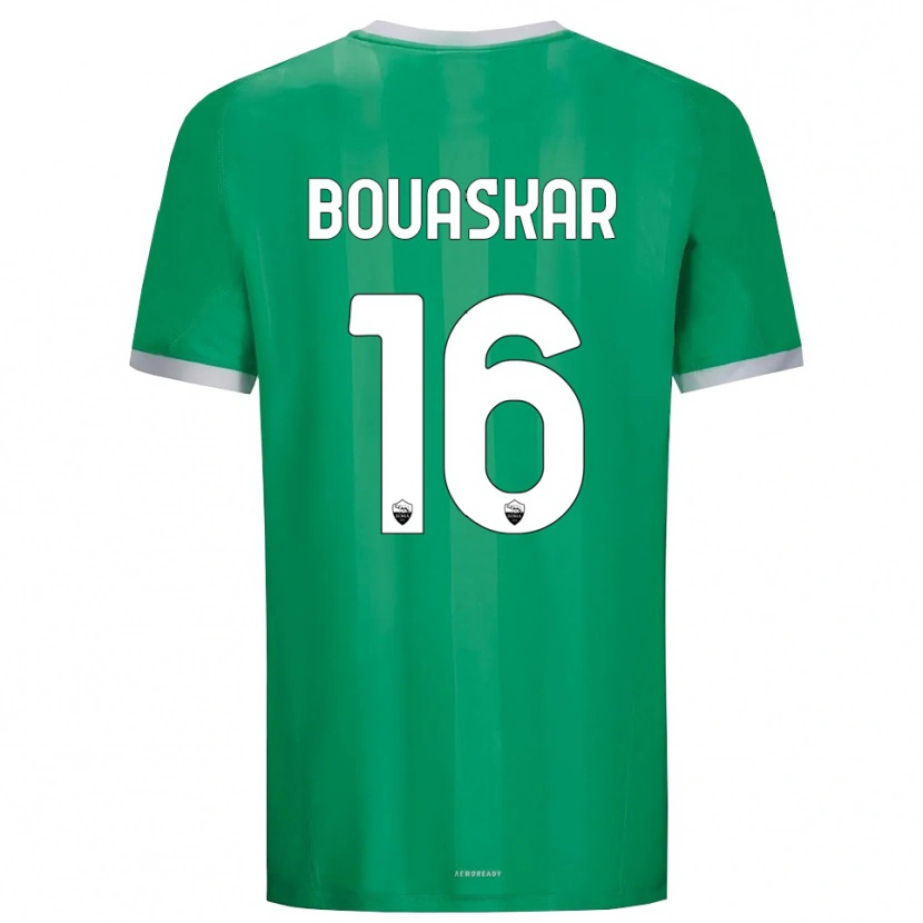 Danxen Hombre Camiseta Slim Bouaskar #16 Verde Blanco Portero Equipación 2025/26 La Camisa México