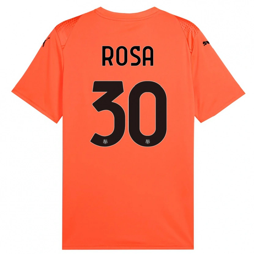 Danxen Hombre Camiseta Enrico Rosa #30 Naranja Negro Portero Equipación 2025/26 La Camisa México