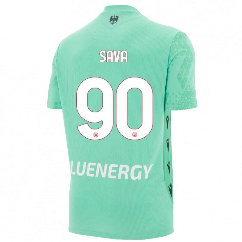 Danxen Hombre Camiseta Răzvan Sava #90 Negro Aguamarina Portero Equipación 2025/26 La Camisa México