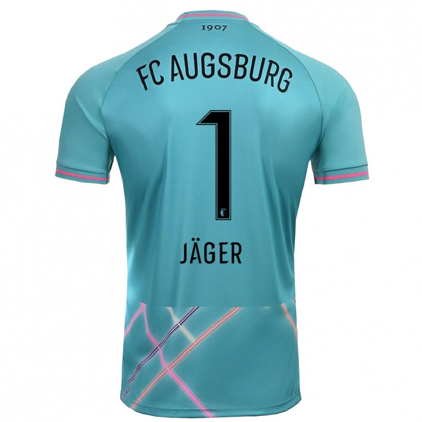 Danxen Hombre Camiseta Tobias Jäger #1 Verde Mar Claro Portero Equipación 2025/26 La Camisa México