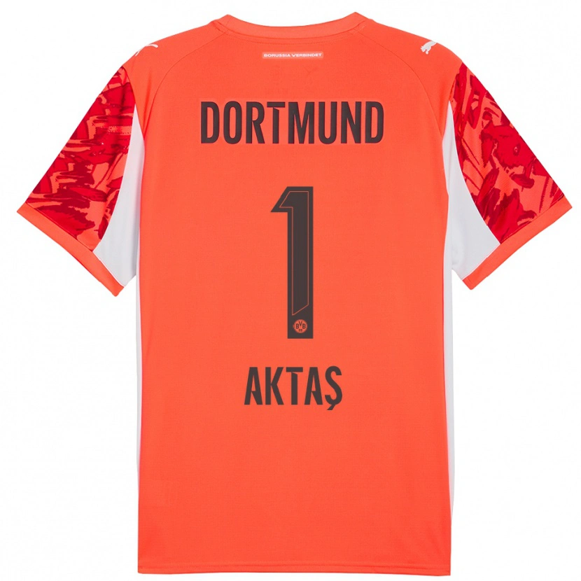 Danxen Hombre Camiseta Yılmaz Aktaş #1 Naranja Rojo Portero Equipación 2025/26 La Camisa México