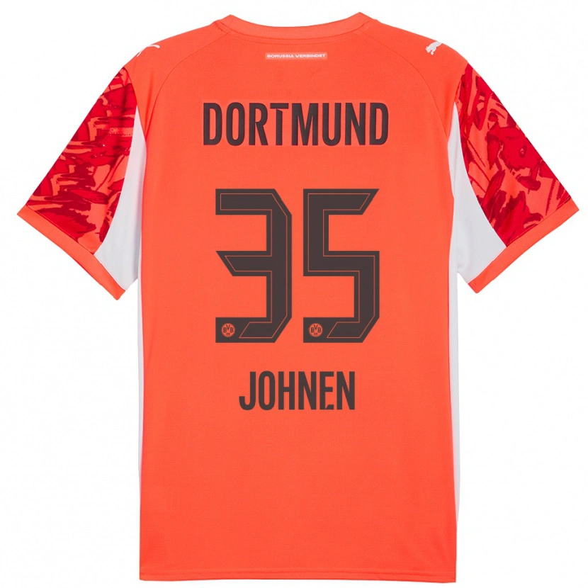 Danxen Hombre Camiseta Marcel Johnen #35 Naranja Rojo Portero Equipación 2025/26 La Camisa México