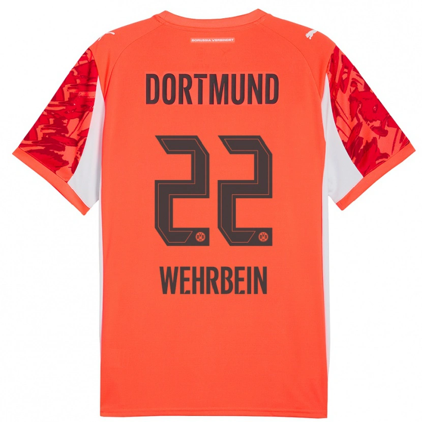 Danxen Hombre Camiseta Jan-Mattis Wehrbein #22 Naranja Rojo Portero Equipación 2025/26 La Camisa México