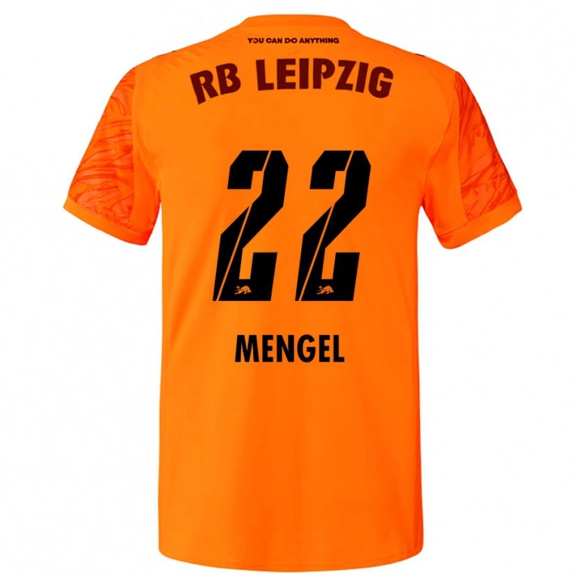 Danxen Hombre Camiseta Luca Mengel #22 Naranja Rojo Portero Equipación 2025/26 La Camisa México