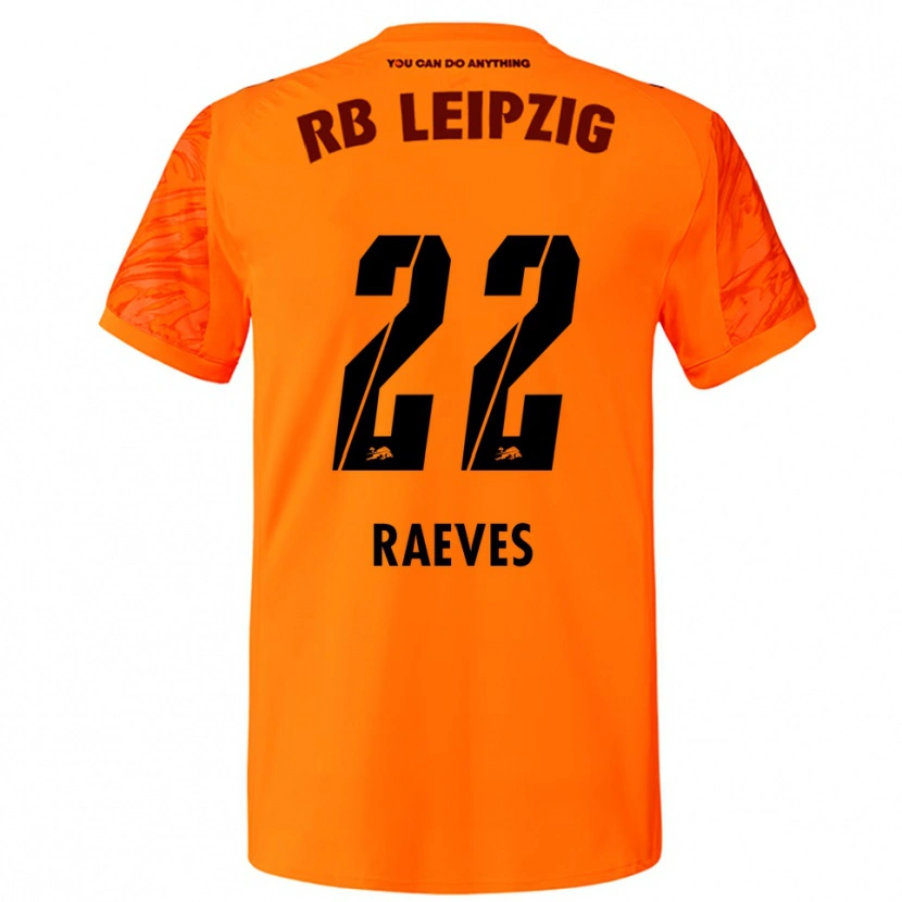 Danxen Hombre Camiseta Dries Raeves #22 Naranja Rojo Portero Equipación 2025/26 La Camisa México