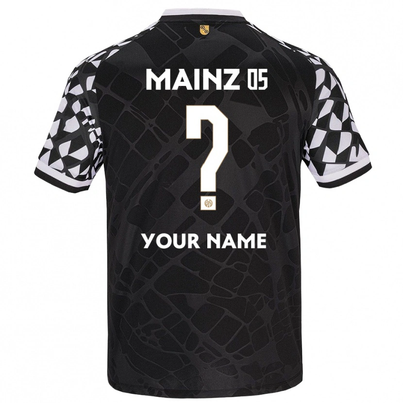Danxen Hombre Camiseta 1. FSV Mainz 05 Negro Blanco Portero Equipación 2025/26 La Camisa México
