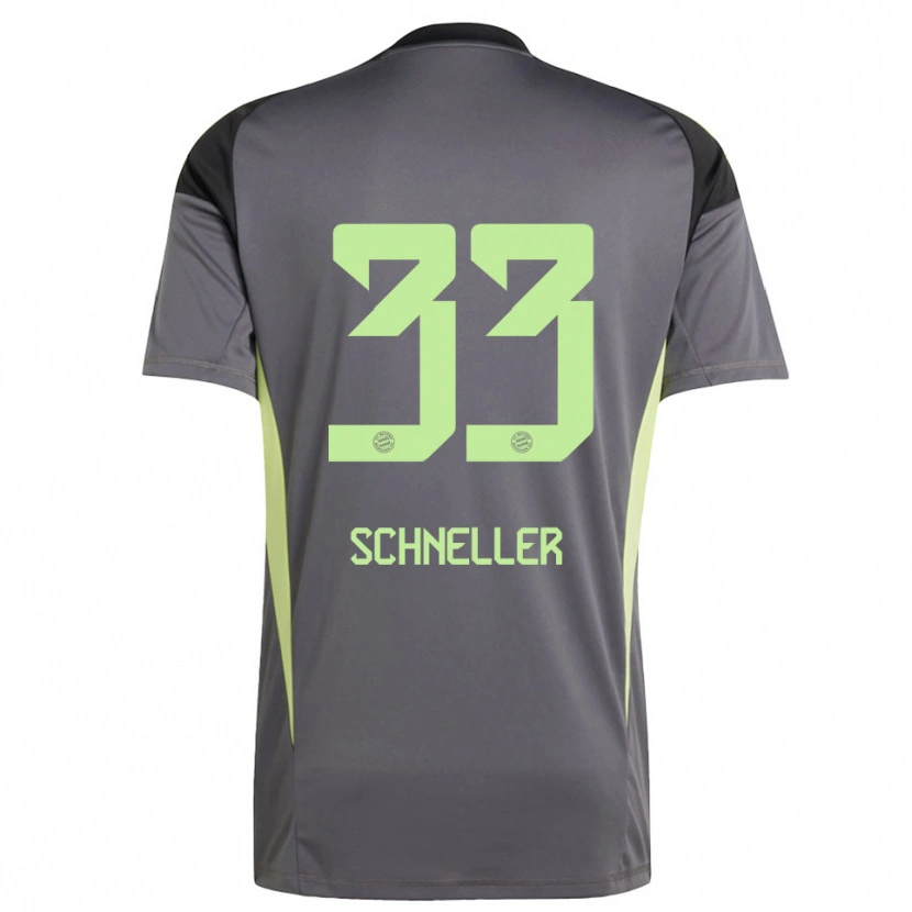 Danxen Hombre Camiseta Lukas Schneller #33 Amarillo Verde Negro Portero Equipación 2025/26 La Camisa México