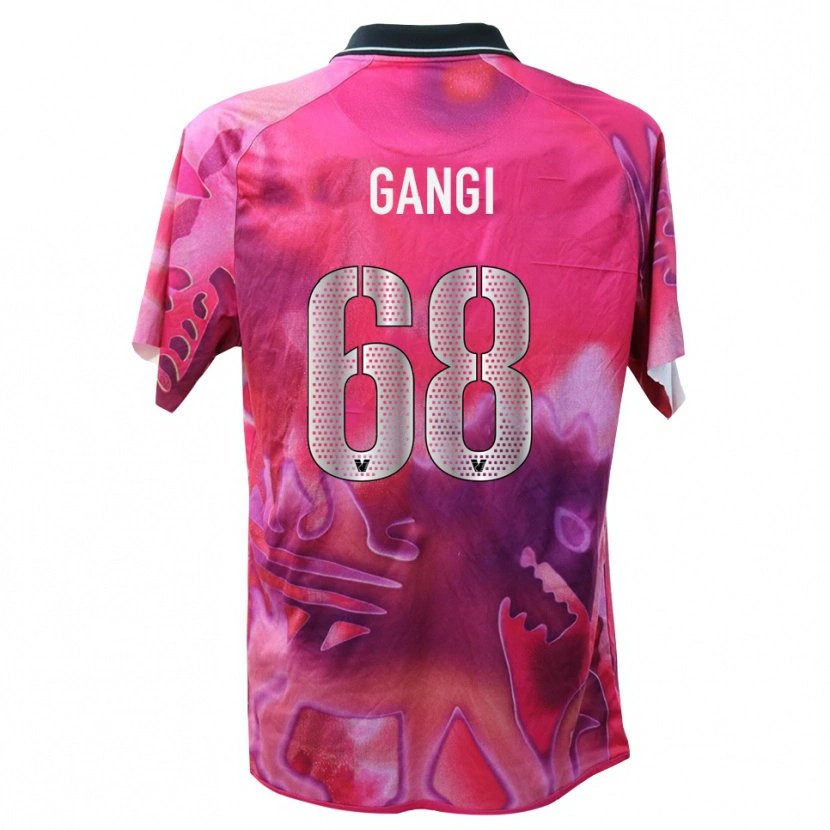 Danxen Hombre Camiseta Chiara Gangi #68 Rosa Oscuro Portero Equipación 2025/26 La Camisa México