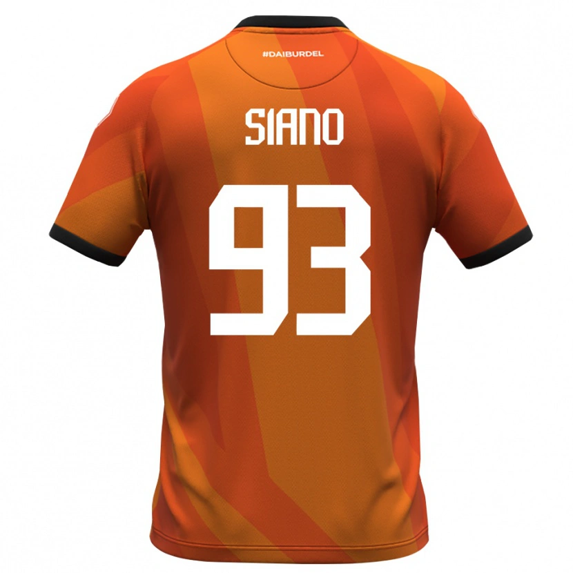 Danxen Hombre Camiseta Alessandro Siano #93 Coral Blanco Negro Portero Equipación 2025/26 La Camisa México