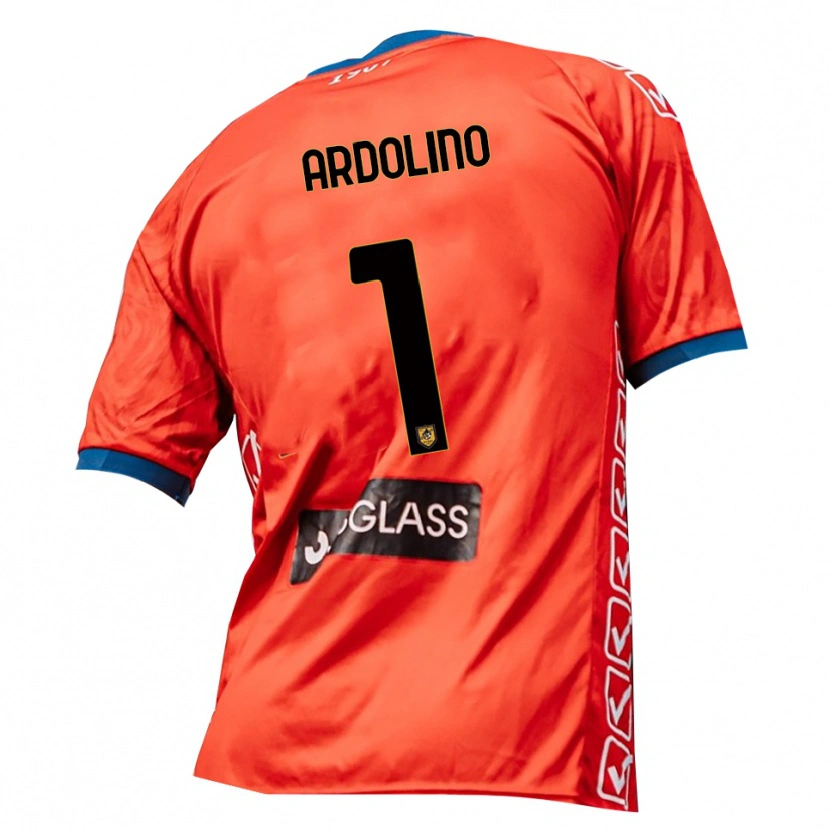 Danxen Hombre Camiseta Antonio Ardolino #1 Naranja Rojo Portero Equipación 2025/26 La Camisa México