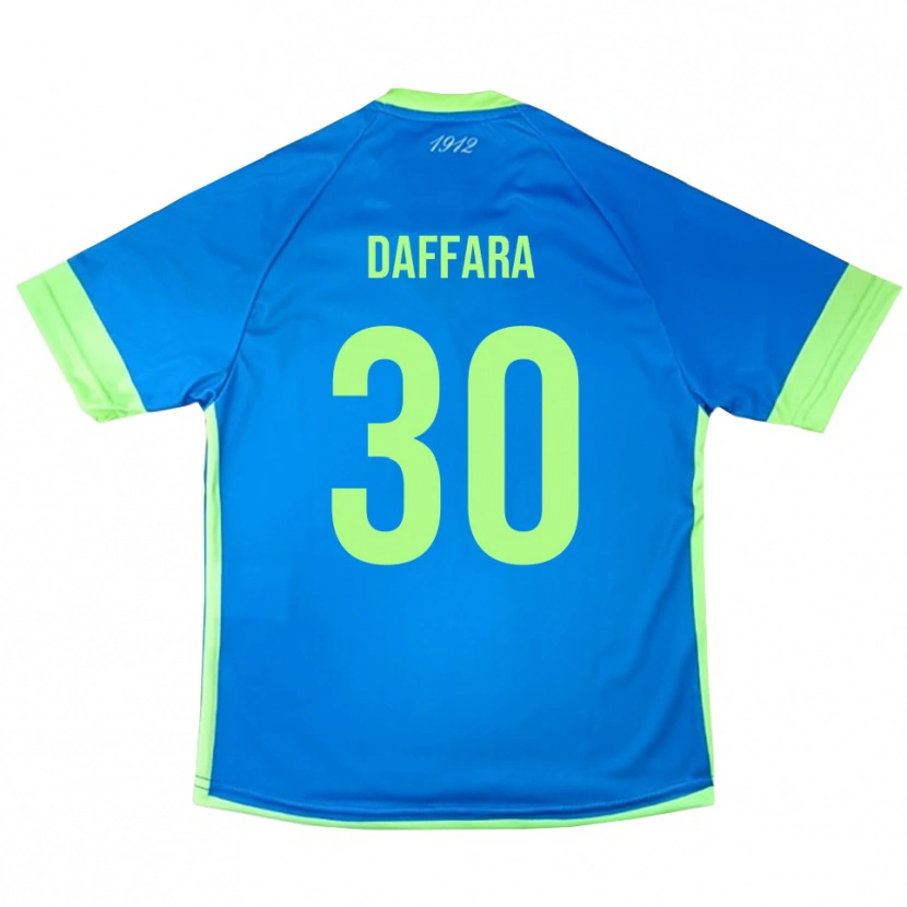 Danxen Hombre Camiseta Giovanni Daffara #30 Azul Verde Amarillo Portero Equipación 2025/26 La Camisa México