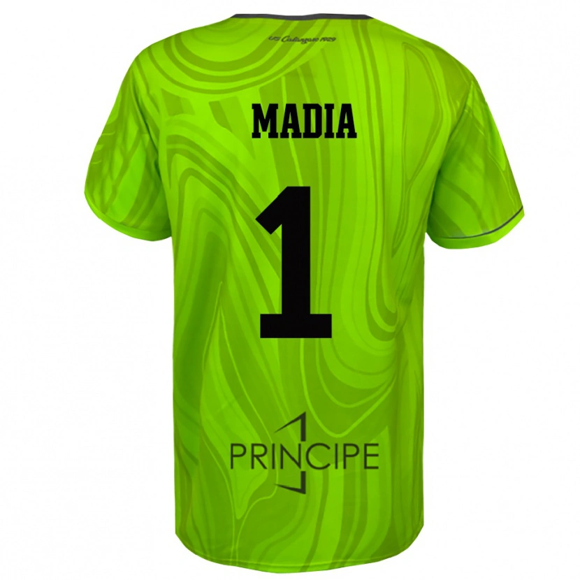 Danxen Hombre Camiseta Lorenzo Madia #1 Verde Amarillo Negro Portero Equipación 2025/26 La Camisa México