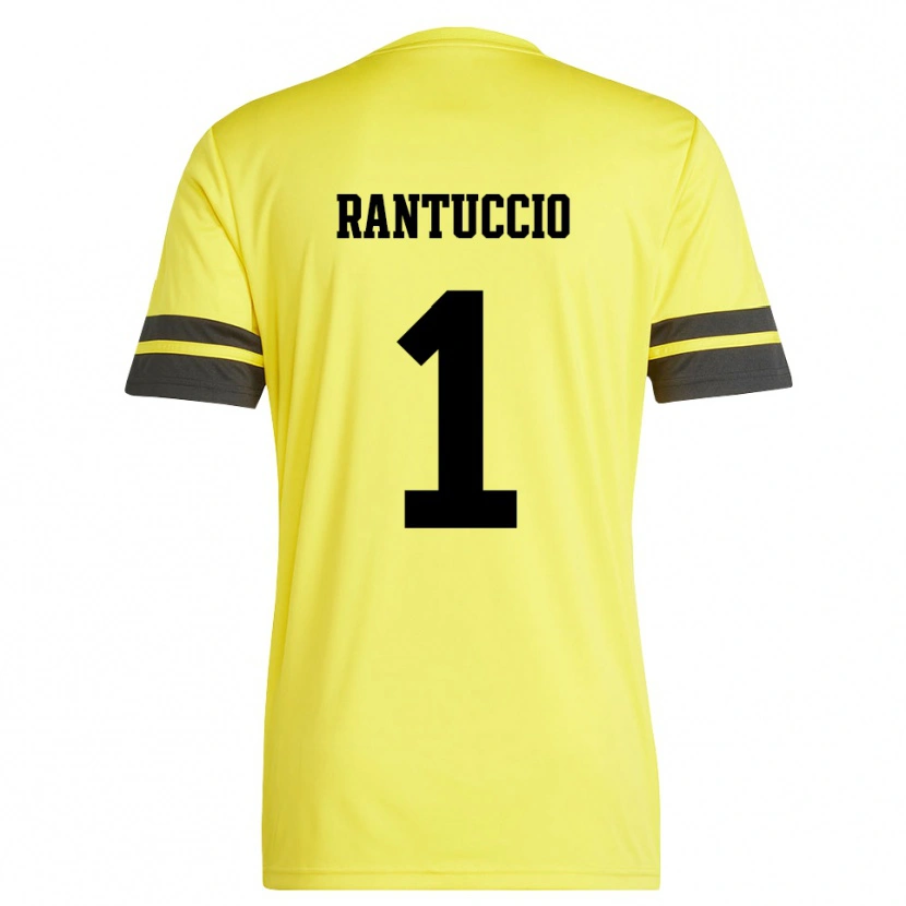 Danxen Hombre Camiseta Carmelo Rantuccio #1 Amarillo Negro Portero Equipación 2025/26 La Camisa México