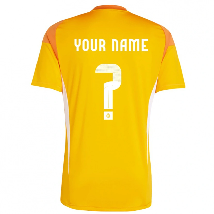 Danxen Hombre Camiseta Al-Nassr Naranja Amarillo Blanco Portero Equipación 2025/26 La Camisa México