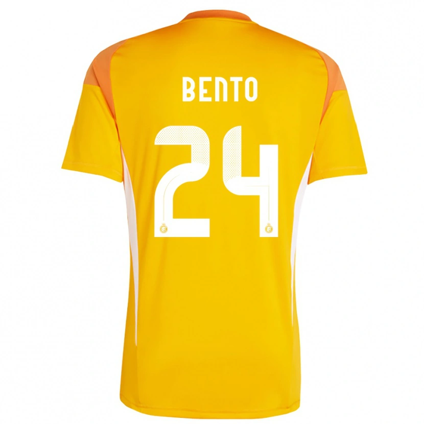 Danxen Hombre Camiseta Bento #24 Naranja Amarillo Blanco Portero Equipación 2025/26 La Camisa México