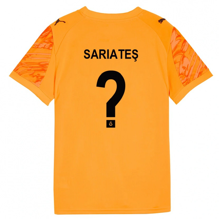 Danxen Hombre Camiseta Taha Sarıateş #0 Naranja Oscuro Negro Portero Equipación 2025/26 La Camisa México