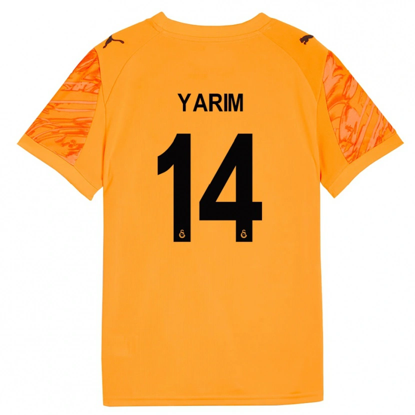 Danxen Hombre Camiseta Esra Yarım #14 Naranja Oscuro Negro Portero Equipación 2025/26 La Camisa México
