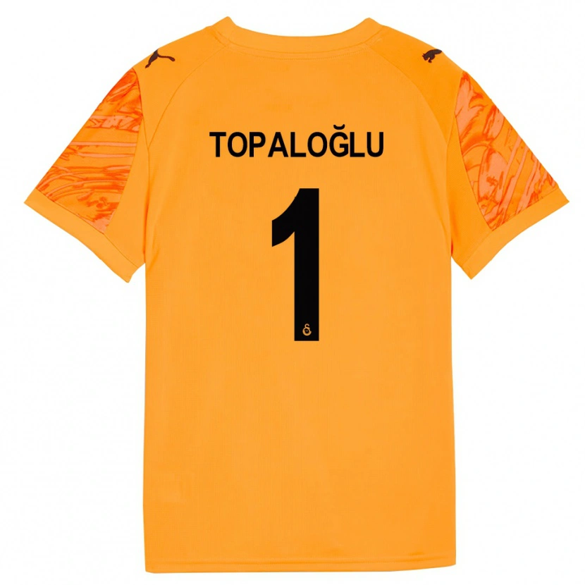 Danxen Hombre Camiseta Eren Topaloğlu #1 Naranja Oscuro Negro Portero Equipación 2025/26 La Camisa México