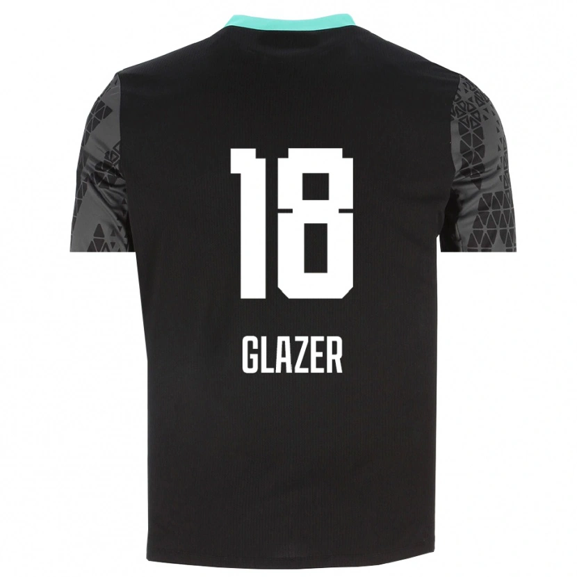 Danxen Hombre Camiseta Omri Glazer #18 Gris Tenue Negro Portero Equipación 2025/26 La Camisa México