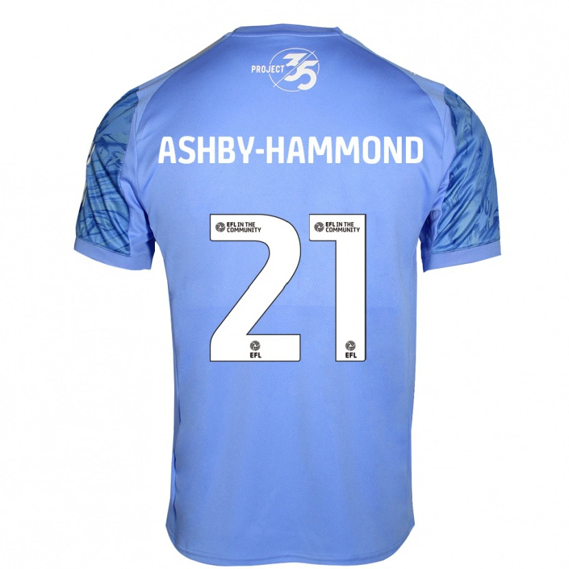 Danxen Hombre Camiseta Luca Ashby-Hammond #21 Azul Real Portero Equipación 2025/26 La Camisa México