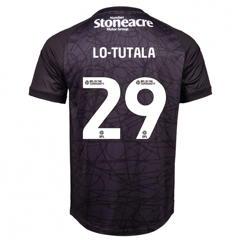 Danxen Hombre Camiseta Thimothée Lo-Tutala #29 Negro Blanco Portero Equipación 2025/26 La Camisa México