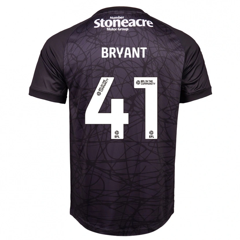 Danxen Hombre Camiseta Jacob Bryant #41 Negro Blanco Portero Equipación 2025/26 La Camisa México
