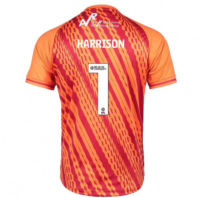 Danxen Hombre Camiseta Elyh Harrison #1 Naranja Portero Equipación 2025/26 La Camisa México